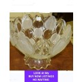 Satin Tulip Vase Clear Frosted*Crystal   !!!!GREAT COUNTRY HOME DECOR!!