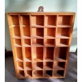 PRINTER TRAY- 30 spaces OLD WOOD SHOWS WARE LOOK At My BUY NOW LISTINGS NO WAITING