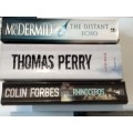 Books USED Author Thomas Perry Night life Butchers boy*Colin Forbes Rhinoceros*Val McDermid Distant