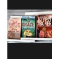 3 Books USED Author Tom Grace Quantum+Jeffery Archer First Among Equals+Dan Burstein Mary Magdalene