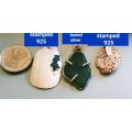 Sterling Pendants .925 stamped 2 shell+1 wornSEA Glass tests Silver TRESURES from the SEA*All oneBID