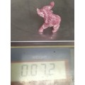 1 Rose Quartz PINK Elephant figurine Small * LOOK At My BUY NOW *NO WAITING
