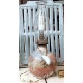 lamp base Pottery Table lamp - Pink Blue- electric WORKING *LOOK At My BUY NOW LISTINGS NO WAITING