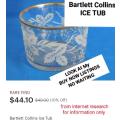 1950/60 Bartlett+Collins,*ICE TUB/Bucket Glass bowl embossed frieze around it