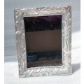 PEWTER -Frame glass easel`Hechoen` Mexico HEAVY*Posh*Art Nouveau StyleLOOK At My BUY NOW *NO WAITING