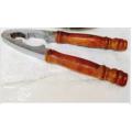 *NUT CRACKERS - Metal bottom part  with Wood handles LOOK at My BUY NOW listings NO WAITING