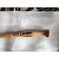 1 WALKING STICK carved 4 holes inside ball*W0.290g*L.84cm*LOOK At My BUY NOW items NO WAITING