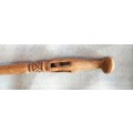 1 WALKING STICK carved 4 holes inside ball*W0.290g*L.84cm*LOOK At My BUY NOW items NO WAITING