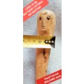 WALKING STICK Top round front shape of face LOOK At My BUY NOW items NO WAITING