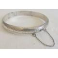 Bangle*Sterling Silver Hallmarked 925*Art Nouveau *Design from 1900 LOOK At My BUY NOW* NO WAITING