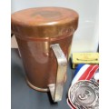Brass 1970 Beer Mug copral Portugal+3rdMedal