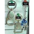 3 different* Keyrings For the collector All blacks + Bell shape + Art glass
