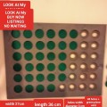 Coin Storage tray has 48 routed holes has round pieces of green field in *NOTE NOT included Coins*