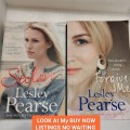 2 Books  USED -Author LESLEY PEARS * STOLEN +* FORGIVE ME Soft cover