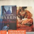 2 Books  USED -Author Joanne Harris Lollipop Shoes + Gillian Bagwell DARLING STRUMPET  Soft cover