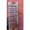 102 YEAR OLD BOOK : ANTIQUE : PALGRAVES GOLDEN TREASURY BOOK OF POETRY