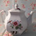UNMARKED ELECTRICAL TEAPOT WITHOUT  CORD HEIGHT   12 CM