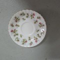 `WINSOME` ROYAL ALBERT SAUCER WITH GOLDEN RIM