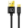 Local Stock! Torras Braided Fast Charging USB Cable 1.5m For Android Black