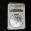 2012 (S) Silver Eagle MS69