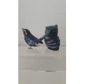 Chinese cloisonne enamel on brass birds 20th Century