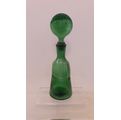 Collectible Italian Empoli decanter designed by Swedish artist Eric Hoglund 1960's