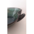 Large Collectible South African Rand Ceramics bowl rare freeform shape circa 1950's