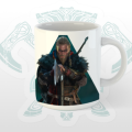 Assassin`s Creed Valhalla Mug with Male character.