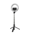 Selfie Stick Tripod With 5` LED Ring Fill Light L07