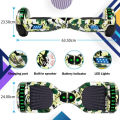 Self Balance Scooter 6.5` Hoverboard-LED-Bluetooth- GREEN COMOUFLAGE