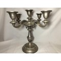 SILVER PLATED CANDELABRAS
