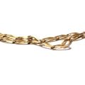Stunning solid 9ct gold bracelet with dolphin pendant- 19cm