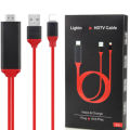 iPhone Lightning to HDMI Cable Adapter 2M iPhone 7, 7Plus, 6S 6Plus, for iPad etc