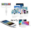 *LOCAL STOCK* 2-In-1 Magnetic Adapter Charger Cable For Iphone Ipad & Samsung Micro USB - Silver