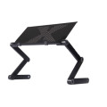 Portable Foldable Laptop Desk Adjustable Vented Notebook PC Table Black  Unboxed