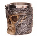 *LOCAL STOCK* Cool Stainless Steel Skull Coffee Mug Cup for 3D Design Mugs Unboxed