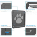 Pet Dog Door Magnetic Flap Door for Screen Door Unboxed