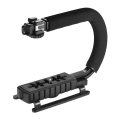 C/U Shape Bracket Handle Grip Stabilizer for Canon DSLR Camera Unboxed