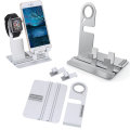 *LOCAL STOCK* Aluminum Charging Dock Station Stand for iWatch iPhone-Silver