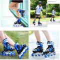 Adjustable Inline Skates with Protector for Kids M Size Unboxed