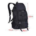 45L Large Capacity Waterproof Hiking Backpack - Black Unboxed