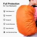 60L Waterproof Backpack Rain Cover - Orange Unboxed