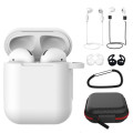 7-in-1 Protective Accessories Set for Apple Airpods - White Unboxed