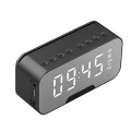 MultiFunction LED Mirror Digital Alarm Clock Bluetooth Speaker FM Radio Unboxed