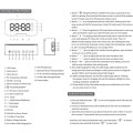 MultiFunction LED Mirror Digital Alarm Clock Bluetooth Speaker FM Radio Unboxed
