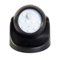 360° Rotation LED Motion Sensor Light - Black Unboxed