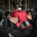 Men&Women Faux Leather Weight Lifting Belt Prong Power Lumbar Waistband-M Unboxed