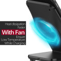 2 Coil Qi Wireless Fast Charging Pad Stand Unboxed