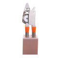 4 In 1 Cheese Knife Set  - Pink Unboxed