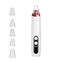 Electronic Blackhead Remover Vacuum Cleaner with 6 Sucker Heads-White Unboxed